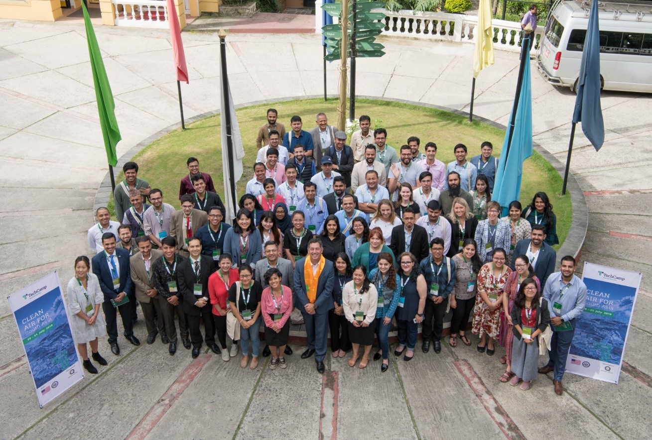 Air Qualitytech camp nepal- group photo